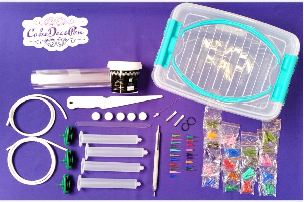 Cake Deco Pen Kit | Suitable With Karens Air Brush Machine Compressor