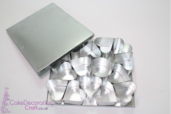 Heart Mini Muffin Tray | Cake Baking Tins