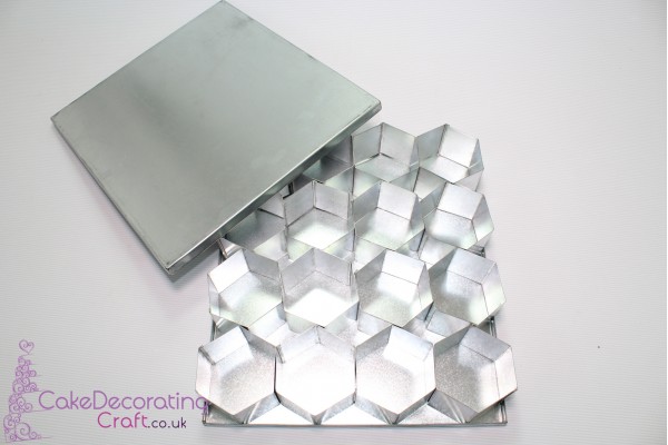Hexagon Mini Muffin Tray | Cake Baking Tins