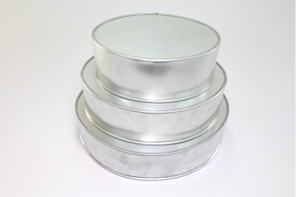 Oval Cake Baking Tin | 3" Deep | Size 8 10 12 " | 3 Tiers | Hand Made