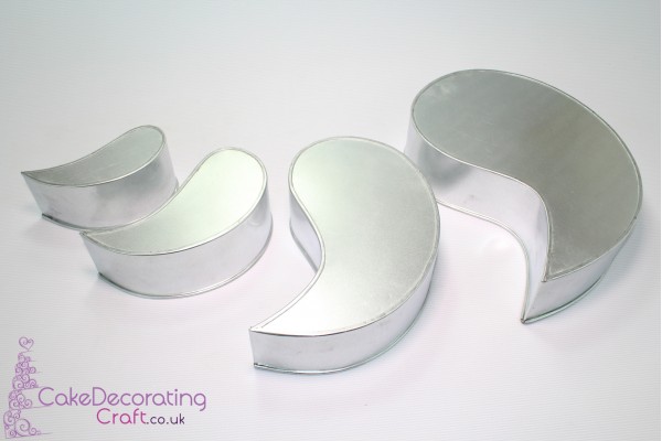 Tear Drop Point Cake Baking Tin | 3" Deep | Size 6 8 10 12 " | 4 Tiers | Hand Made