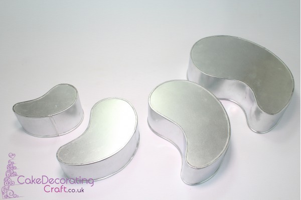 Tear Drop Round Cake Baking Tin | 3" Deep | Size 6 8 10 12 " | 4 Tiers | Hand Made