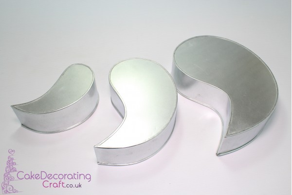 Tear Drop Point Cake Baking Tin | 3" Deep | Size 8 10 12 " | 3 Tiers | Hand Made
