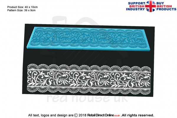 Chantelle | Cake Lace Mats for Edible Cake Lace Mixes and Premixes | Cake Decorating Craft Tool