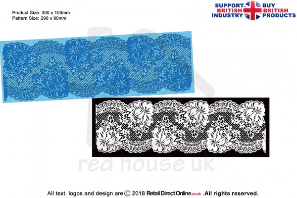 Juliet | Cake Lace Mats for Edible Cake Lace Mixes and Premixes | Cake Decorating Craft Tool