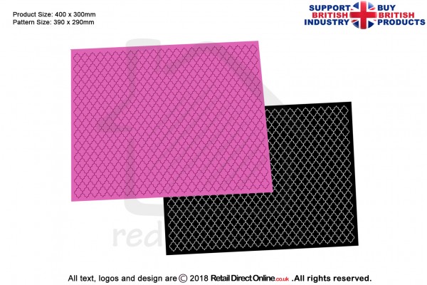 Moroccon Mesh | Cake Lace Mats for Edible Cake Lace Mixes and Premixes | Cake Decorating Craft Tool