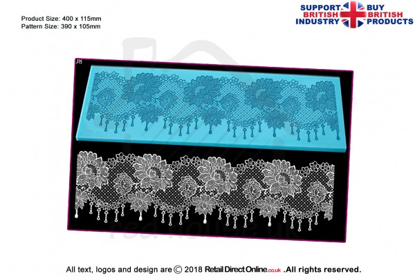 Viviana | Cake Lace Mats for Edible Cake Lace Mixes and Premixes | Cake Decorating Craft Tool