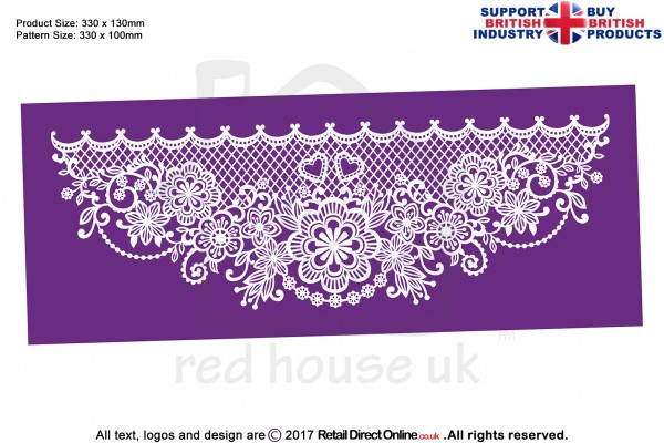 Daisy Crown | Printing Mesh Stencils | Edible Ink