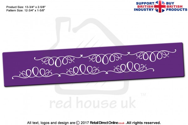 Doodle Calligraphy Ribbons | Printing Mesh Stencils | Edible Ink