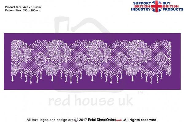 Floral Lace Net | Printing Mesh Stencils | Edible Ink