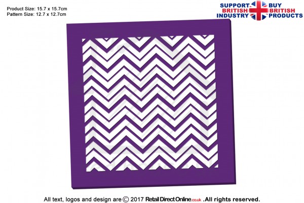 Chevron | Printing Mesh Stencils | Edible Ink