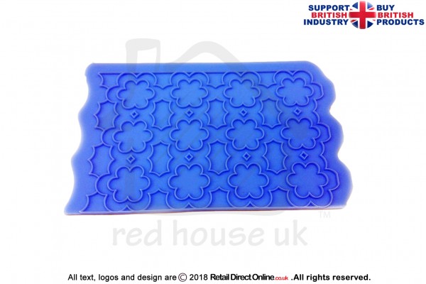 Daisy Chain | Silicon Press Mat | Food Grade | For Fondant | Gum Paste | Sugar Paste | Modelling Paste | Cake Cupcake Decorating Craft
