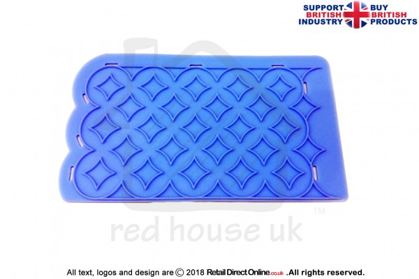 Double Ring | Silicon Press Mat | Food Grade | For Fondant | Gum Paste | Sugar Paste | Modelling Paste | Cake Cupcake Decorating Craft