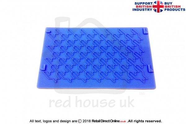 Hounds Tooth | Silicon Press Mat | Food Grade | For Fondant | Gum Paste | Sugar Paste | Modelling Paste | Cake Cupcake Decorating Craft