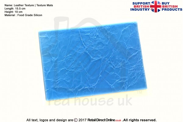Leather Texture | Silicon Press Mat | Food Grade | For Fondant | Gum Paste | Sugar Paste | Modelling Paste | Cake Cupcake Decorating Craft