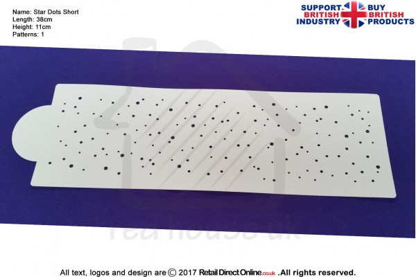 Star Dots Shorts | Air Brush Stenciling | Cake and Cupcake Decorating Craft Tool