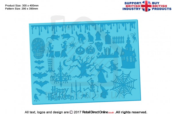 Halloween | Harry Potter | Silhouette Cake Design Mats | Cake Cupcake Cookies Decorating Craft Tool
