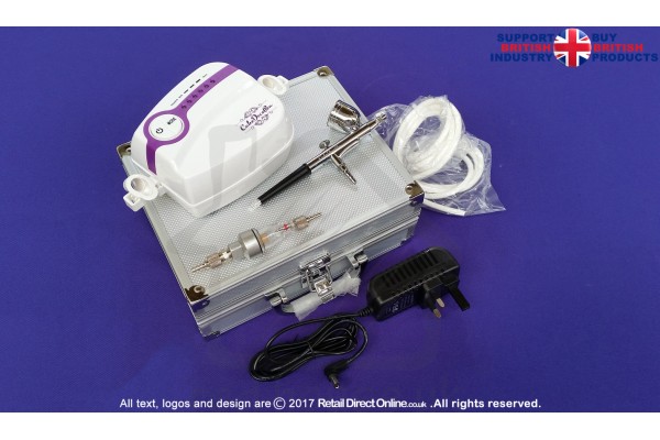 Karen's Air Brush Kit for Cake Makers and Decorators | Large Cup + Air Trap Filter
