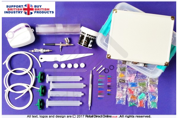 Cake Deco Pen Machine | Dual Action Kit | Deco Pen Kit + Air Brush Kit