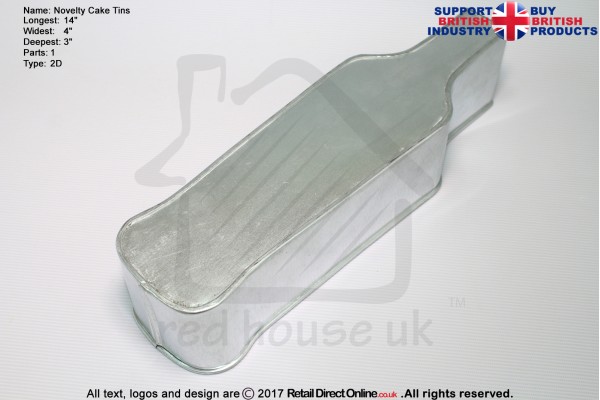 Bicardi Vodka Bottle | Novelty Shape | Cake Baking Tins and Pans | 3" Deep