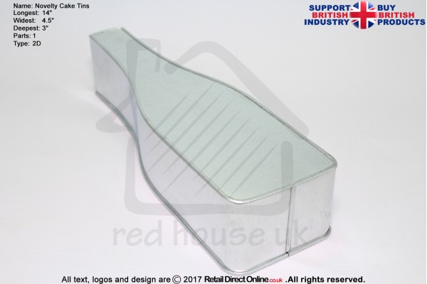 Bottle Champagne| Novelty Shape | Cake Baking Tins and Pans | 3" Deep
