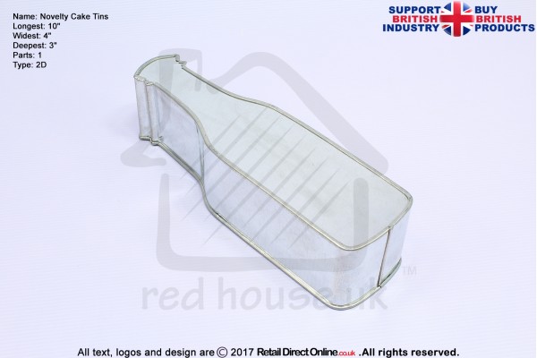 Beer Bottle Large | Novelty Shape | Cake Baking Tins and Pans | 3" Deep