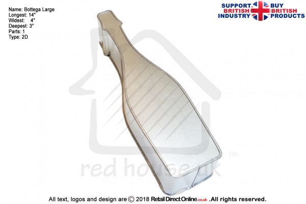 Bottega Champagne Bottle | Medium | Novelty Shape | Cake Baking Tins | 3" Deep