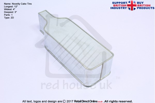 Gordans Bottle| Novelty Shape | Cake Baking Tins and Pans | 3" Deep