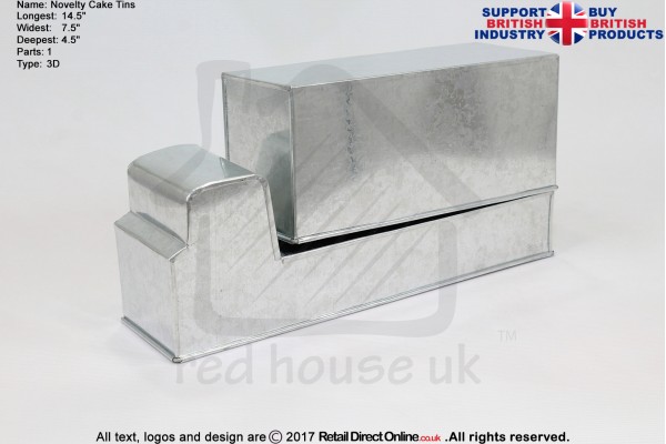 3D Container Lorry Truck | Novelty Shape | Cake Baking Tins and Pans | 3" Deep