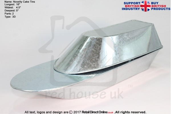 3D Cruise Ship | Novelty Shape | Cake Baking Tins and Pans | 3" Deep