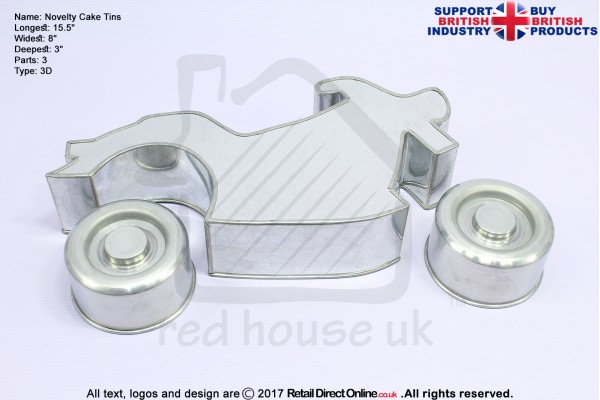 Harley Davidson Bike | Novelty Shape | Cake Tins | 3" Deep