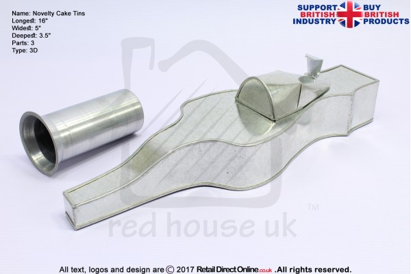 Racing Car | F1 Sport | 3D | Novelty Shape | Cake Baking Tins and Pans | 3" Deep