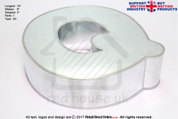 Alphabet Q | Novelty Shape | Cake Baking Tins and Pans | 3" Deep
