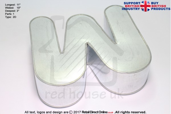 Alphabet W | Novelty Shape | Cake Baking Tins and Pans | 3" Deep