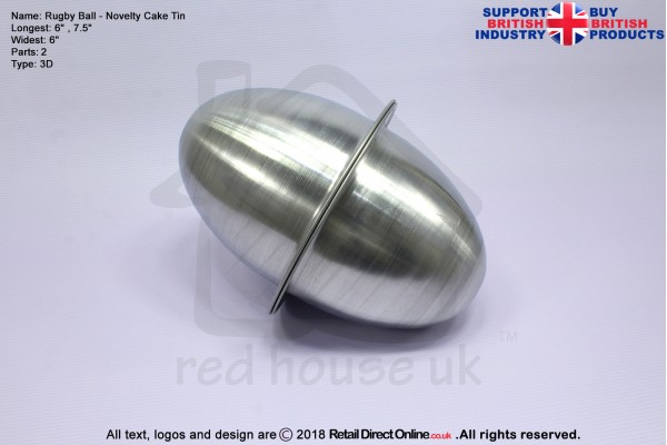 Rugby Ball | Novelty | Cake Baking Tin