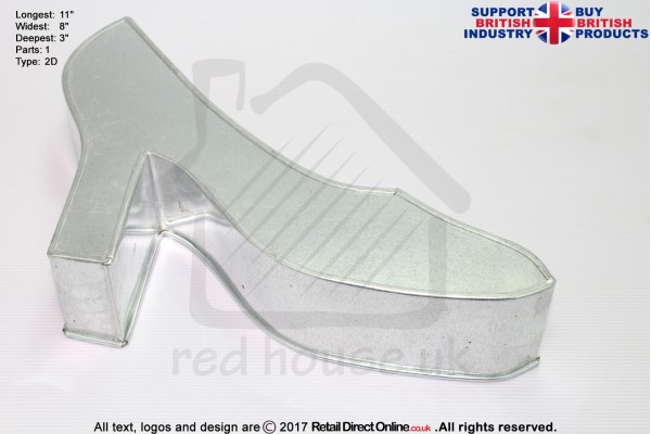 Ladie High Heel Shoes | 1/10 | Novelty Shape | Cake Baking Tins and Pans | 3" Deep
