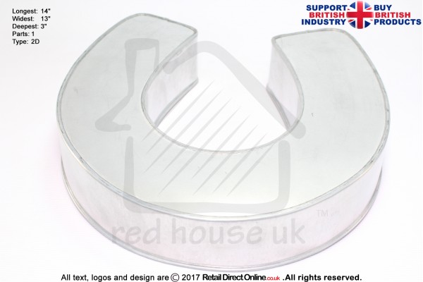 Horse Shoes | Novelty Shape | Cake Baking Tins and Pans | 3" Deep