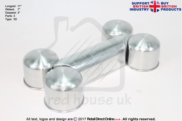 3D Dog Bone  | Novelty Shape | Cake Baking Tins and Pans | 3" Deep