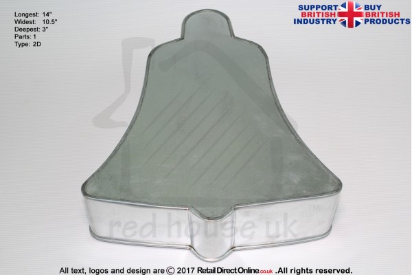 Bell| Novelty Shape | Cake Baking Tins and Pans | 3" Deep