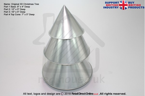 Christmas Tree 3D | Novelty Shape | Cake Baking Tins and Pans | 3" Deep