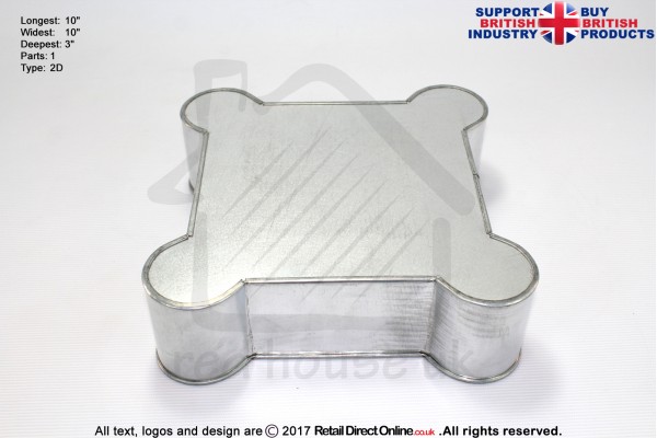 Castle Base Square | Tile Single | Novelty Shape | Cake Baking Tins and Pans | 3" Deep
