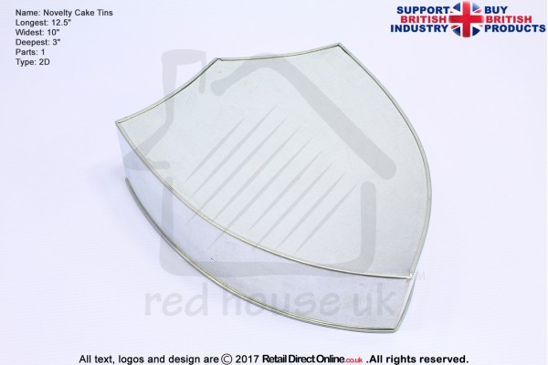Shield | Novelty Shape | Cake Baking Tins and Pans | 3" Deep