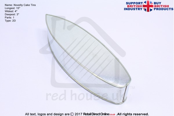 Surfing Board | Novelty Shape | Cake Baking Tins and Pans | 3" Deep
