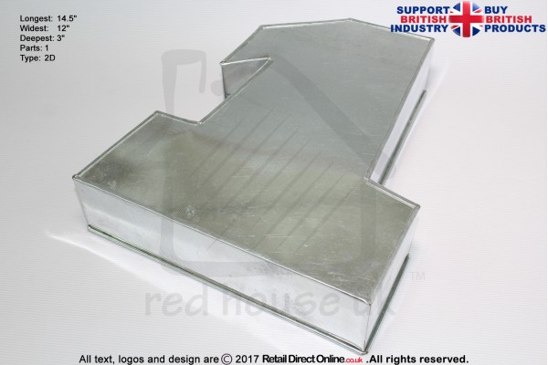 Special Size Large Number 1 | Sharp Corner | Novelty Shape | Cake Baking Tins and Pans | 3" Deep
