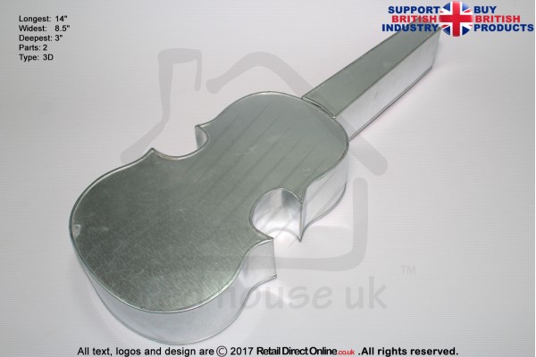 Violin| Novelty Shape | Cake Baking Tins and Pans | 3" Deep