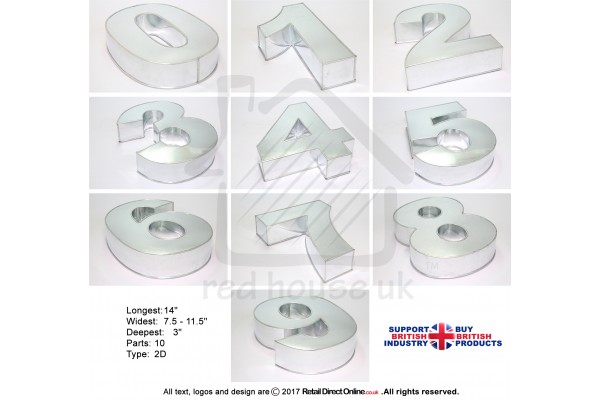 Large Number 1 | Novelty Shape | Cake Baking Tins and Pans | 3" Deep | One