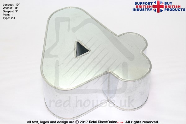 New Small Number 4 | Novelty Shape | Cake Baking Tins and Pans | 3" Deep | Four