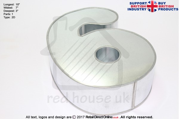 New Small Number 6 | Novelty Shape | Cake Baking Tins and Pans | 3" Deep | Six