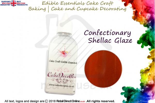 Confectionary Glaze | 50 ml | Edible Essentials Baking and Cake Decorating Craft
