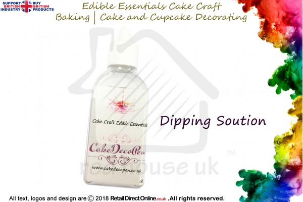 Dipping Solution | 50 ml | Edible Essentials Baking and Cake Decorating Craft